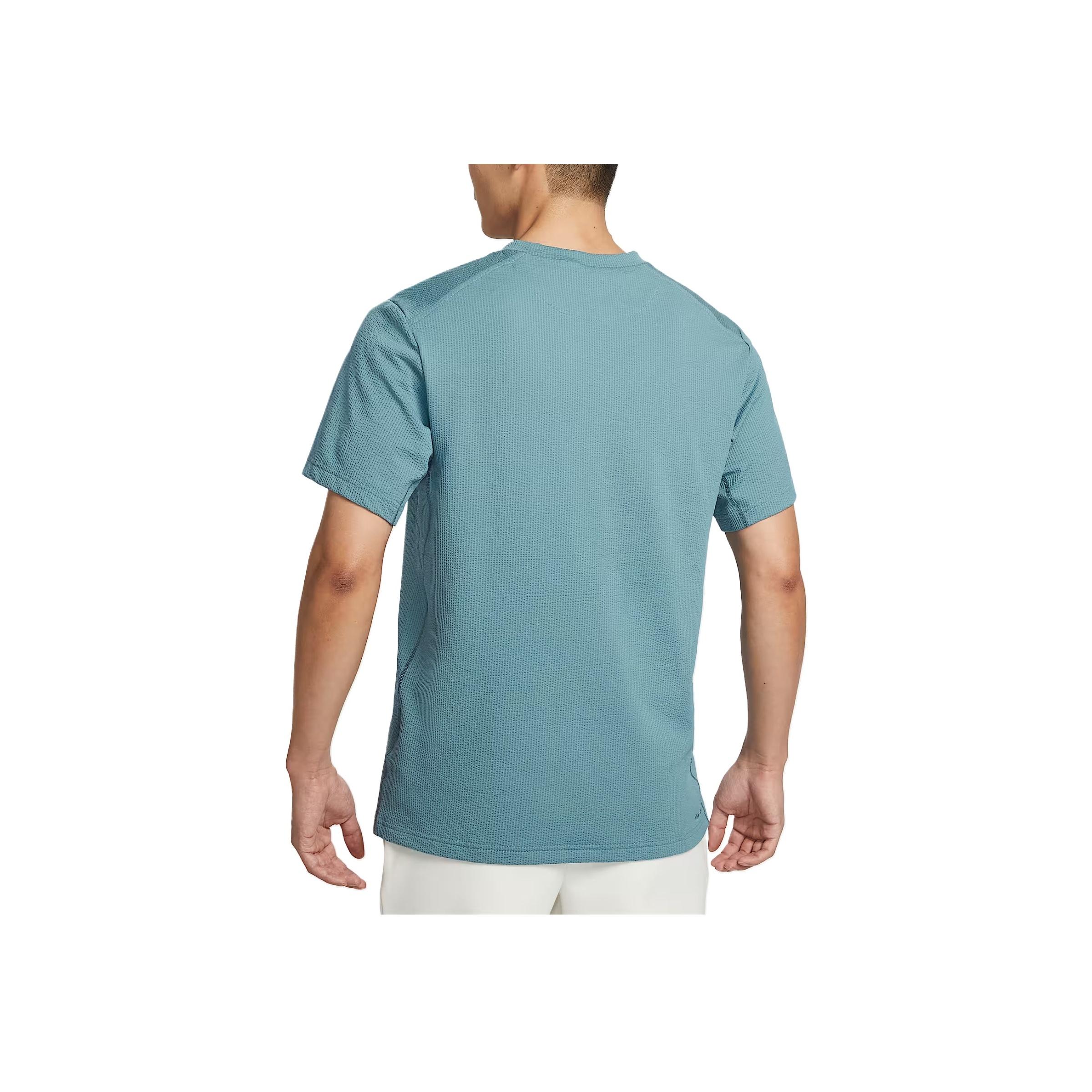 

Nike Базовая футболка Dri-Fit Удобная Модная Универсальная Мягкая с коротким рукавом Мужские топы Дымчато-голубой HJ4044-006 XXL