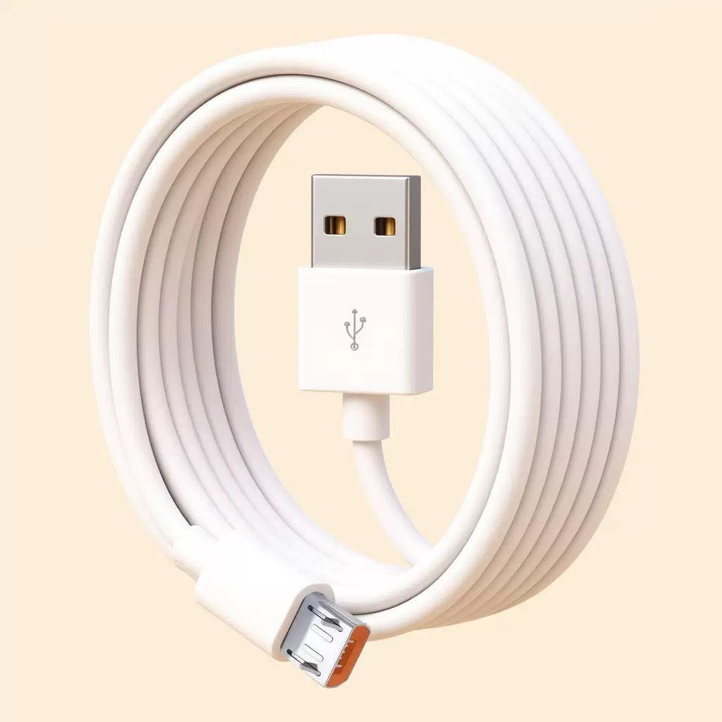 

4-in-1 240W/27W PD Fast Charging Cable for Huawei, Apple, Samsung, Honor White [Single Android]