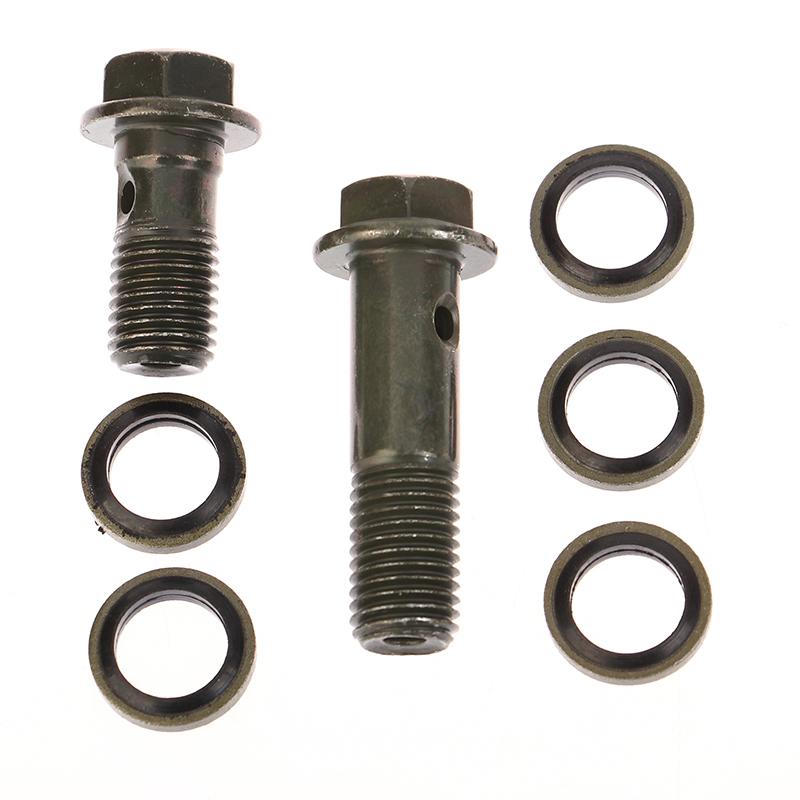 1Pc M8/M10X1.25 Motorcycle Brake Master Cylinder Oil Hose Screw Banjo Bolt Motorcycle Universal Tube Tubing Screws Bolts