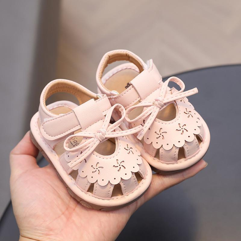 

Princess Baby Shoes For Girls Summer Toddler Slipon With Breathable Sole 01 Year 12cm рожевий