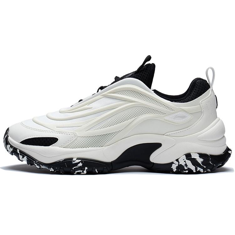 Li-Ning Aurora WindWalker V2  White Black  Men s AGCS159-1 EU 39⅔