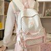 Schoolbag1011 popular fashionable and cute polka dot student schoolbag female large capacity junior high school backpack campus wind backpack