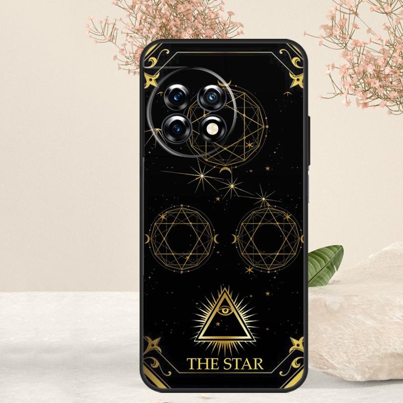Astrology Tarot Cards Case For OnePlus 15R 13R 13T 15 13 12 12R 11 10T 8 9 10 Pro Nord 5 CE 4 3 Lite N20 N30 Cover