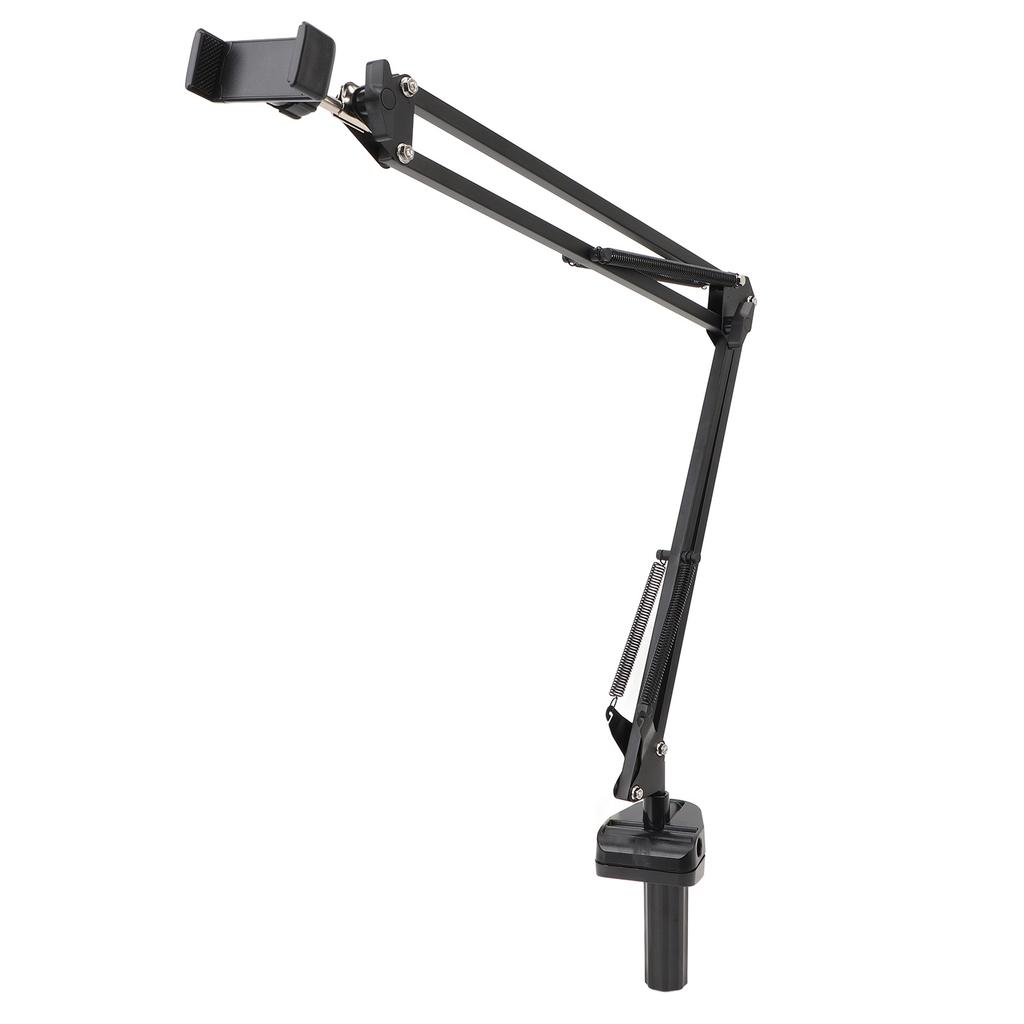 Overhead Video Stand Phone Holder Articulating Arm Phone Mount Supports Smartphones Up To 6.8