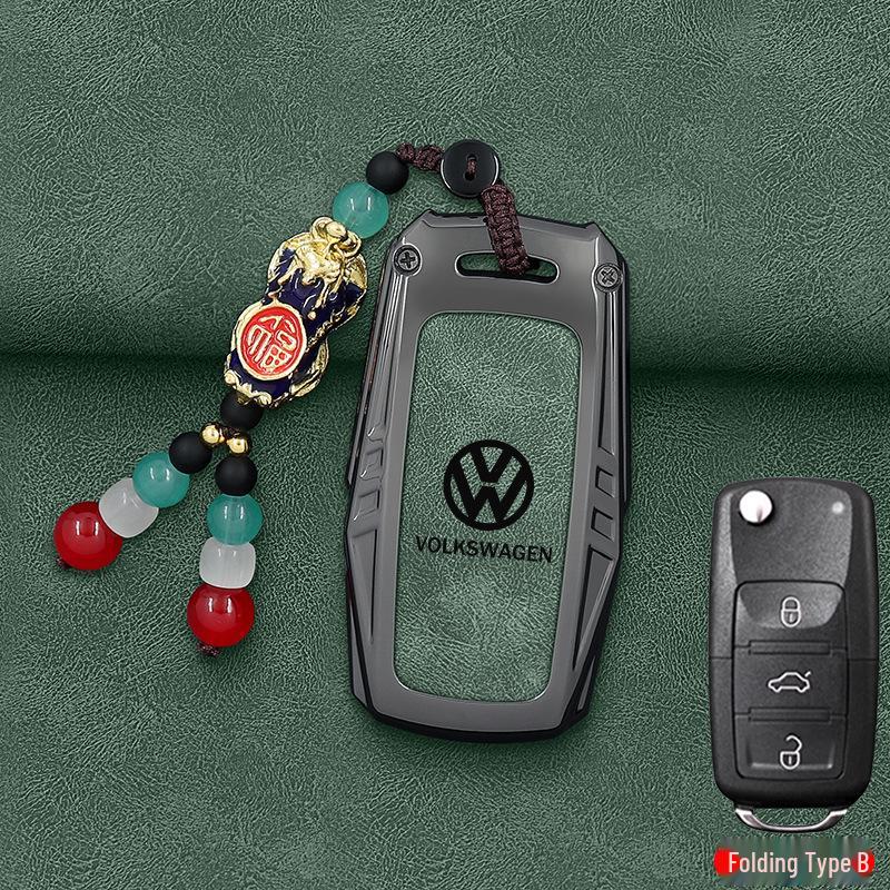 2025 m. Volkswagen Tiguan L Pro raktų dėklas 330 Longyao Edition modeliui - Apsauginis apvalkalas su sagtimi vyrams ir moterims