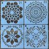 36/56Pcs Creative Mandala Stencils Hollow Dot Painting Stencils  Dotting Tools