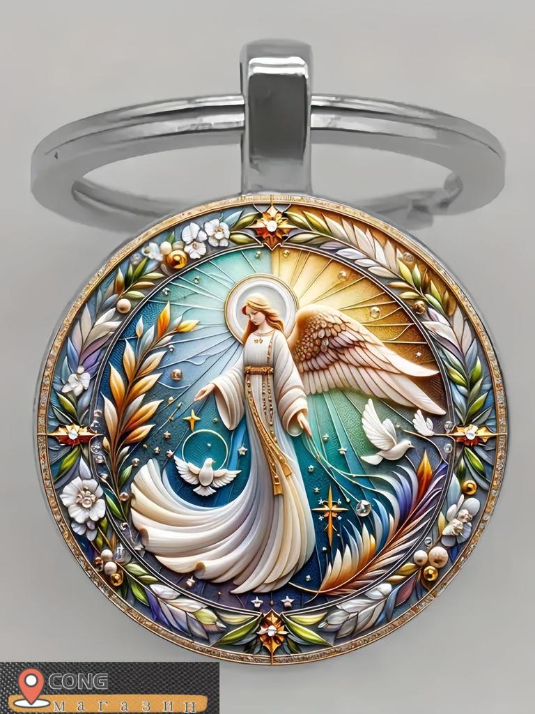 Κονκάρδα Χρόνου Κρεμαστό Κλειδοθήκης με πολύτιμο λίθο Διασυνοριακά Αξεσουάρ Μεταλλικό Κλειδοθήκη