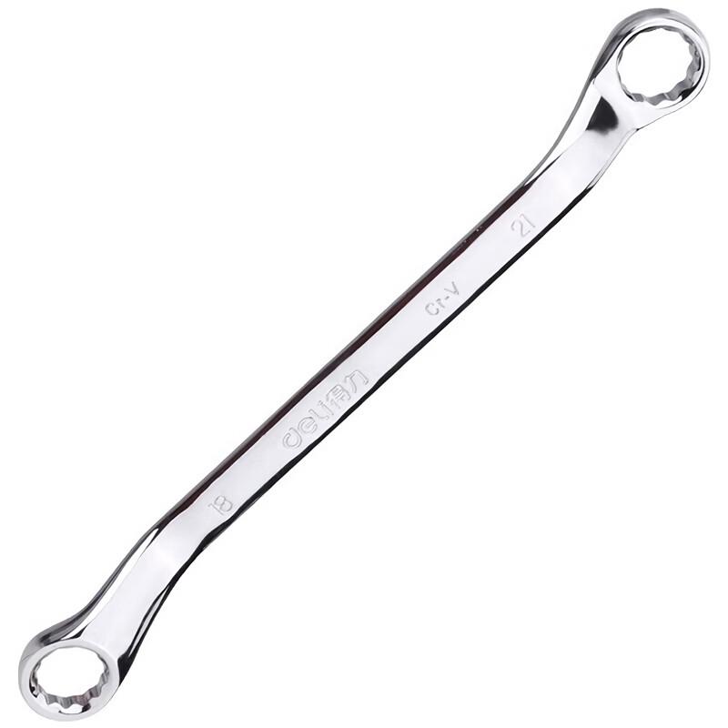 Deli Mirror Finish Double-Ended Box Wrench 18x21mm