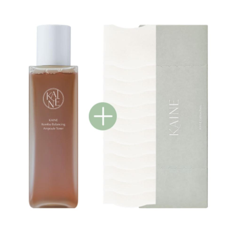 

KAINE Балансуючий тонер-ампула з комбучею 150 мл + Бавовняні диски 40 шт. Набір антиоксидантних тонерів високої концентрації для ідеальної текстури шкіри