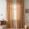 Stripe Floral Boho Curtains for Bedroom Living Room, Bohemian Vintage Tassels Window Treatment Drape for Home Decorations Rod Pocket,1pc