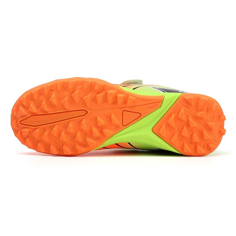 New Children's Velcro Football Training Shoes - No-Tie AGTF Sports Shoes for Students