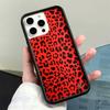 Wildflower Lila Moss Gift Leopard Red Anti-Fall Phone Case for iPhone 17 12 13 14 15 16 Pro Max Plus WF 3D Poker A Protect Cover