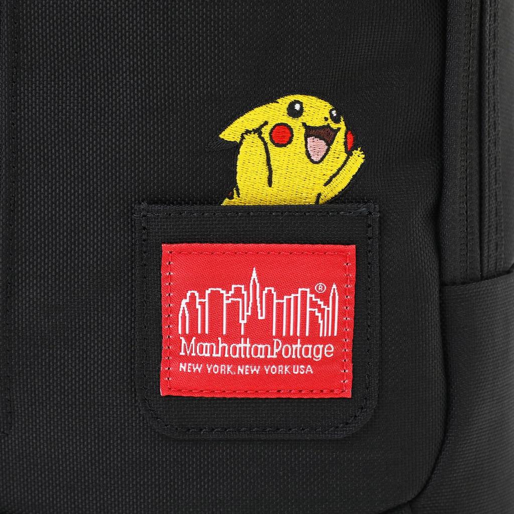 Manhattan Portage Official Little Italy Crossbody Bag MP1927PKMN25, Pokemon 25, Black