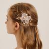 Silk Flower Bride Hairpin Pearl Wedding Headdress Korean Bridal Hair Clip  Hair Accessories