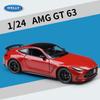 WELLY 1:24 Mercedes-Benz AMG GT 63 Coupe Alloy Sports Car Model Diecast Metal Toy Racing Car Vehicles Model Simulation Kids Gift