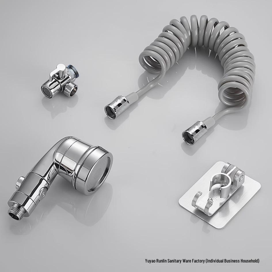 Three-Gear Stop Water Shower Head with Hair Washing Extension