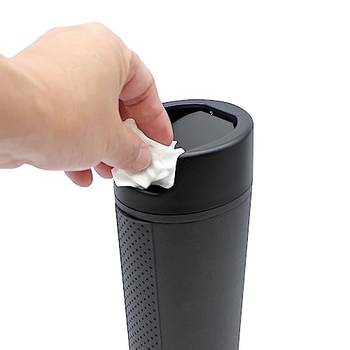 Tsuchiya Yac Car Interior Supplies Trash Can Door Pocket Bottle Dust Black ZE-85