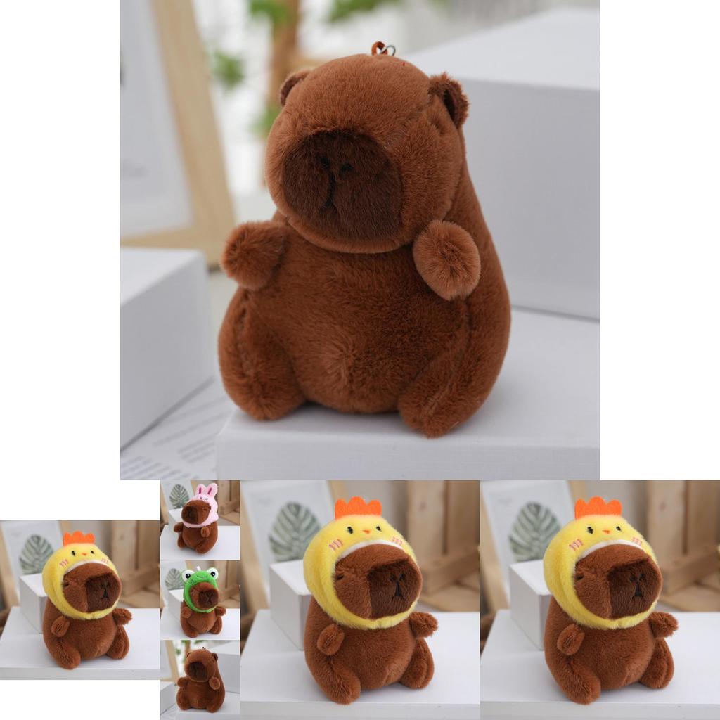 Charming Capybara Plush Keychain Soft Toy In Various Designs Ideal For Collectors And Gift Givers