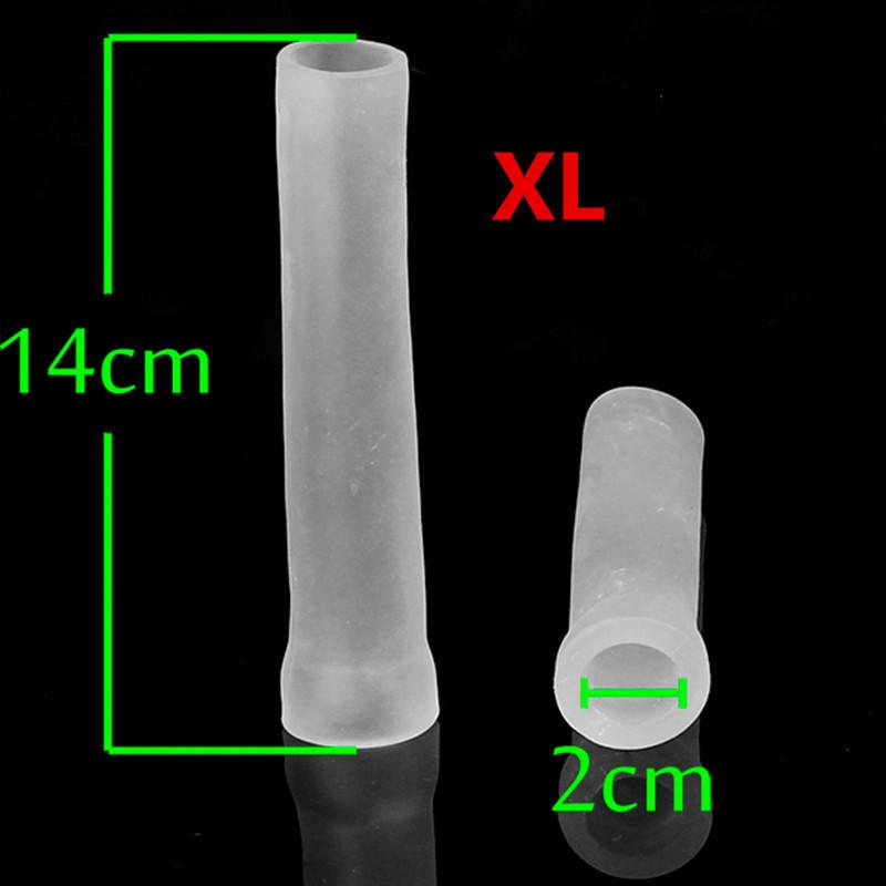 Men's Silicone Penis Sleeve & Exerciser with Elastic Sealing Ring