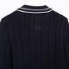 Spring 2025 Women's Slim POLO Collar Long-Sleeve Knitted Sweater