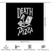 Spooky Pizza Horror Shower Curtain Gothic Creepy Food Art Bathroom Decor Halloween Gift Unique Design Home Textile