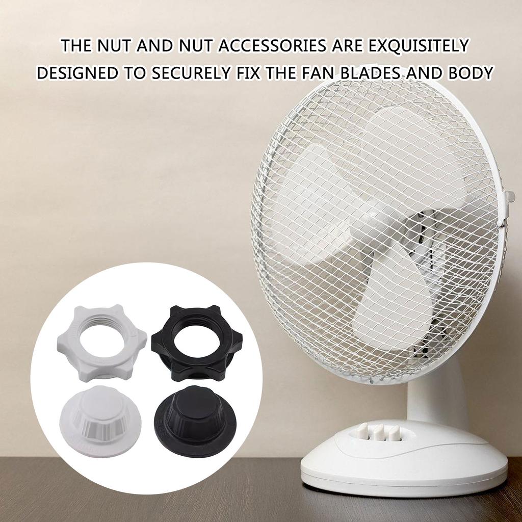 Floor Fan Base Fixing Nut ABS Texture Quality Base Locking Nuts Fan Base Fasteners Suitable for Home and Office Use