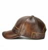 Northwood Genuine Leather Winter Caps Adjustable Men's Baseball Cap Cowhide Real Leather Hats Snapback