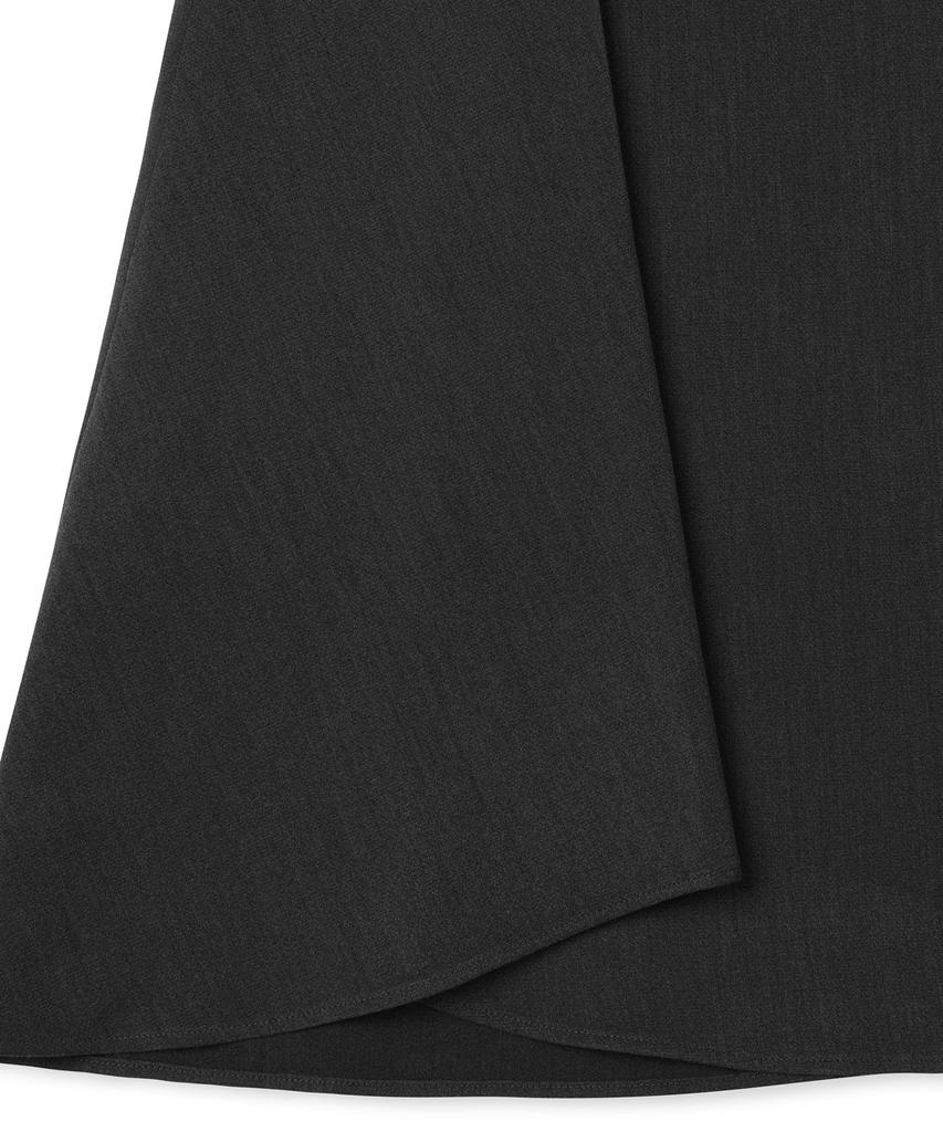 Jun By Jun K Layered Flare Skirt_Dust Charcoal