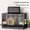 Indoor Guinea Pig Cage with Toilet, Anti-Spray Urine Protection, and Special Villa Design