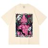 230 Gsm 100% Bawełna Dragon Ball V67 Majin Buu Nadruk Unisex Ciężka Bawełniana Koszulka