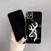D-Deer Hunting Camo Phone Case For iPhone17,16,15,14,13,12,11 Plus,Pro Max Soft Transparent Cover