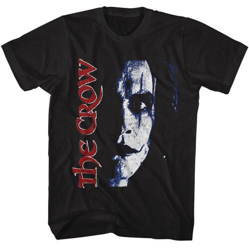 The Crow Eric s Face Black Adult T-Shirt Unisex T-Shirt XXL