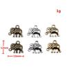 Antique Style Elephant Charms Metal Animal Pendants For DIY Jewelry Keychain Bag Accessories