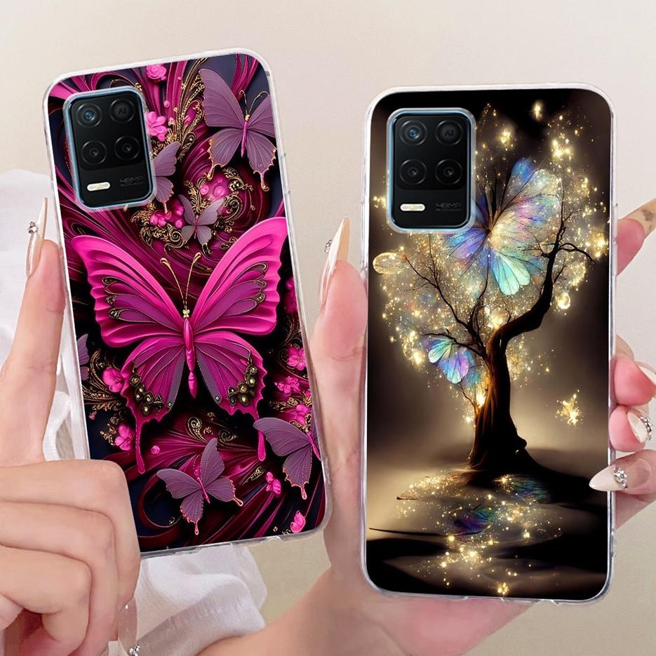 For Realme Narzo 30 5G Case RMX3242 Stylish Butterfly Painted Cover Soft Silicone Case For Realme Narzo 30 Pro Narzo30 5G Fundas