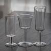 Small Capacity 110ml 130ml Goblet Design Heat-resistant Glass Green Tea Cup Wine Cocktail Glass Champagne Flute Cup Drinkware