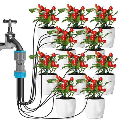 Kit di irrigazione a goccia 10 teste gocciolanti Sistema di irrigazione delle piante Irrigazione a goccia automatica