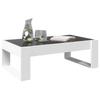 Infinity LED Coffee Table in White 90 x 53 x 30 cm