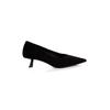 Sheepskin version of Deluna daughter temperament small pointed head shallow mouth empty elegant high heels women's single shoes