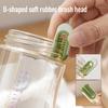 Portable Cleaning Brush with Retractable Handle All-in-one Bottle Cup Cleaner Deep Container Cleaning Scrubber