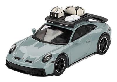 MINI GT Scale Porsche 911 Dakar Shade Green Metallic Finished Product 1/64 (Right-Hand Drive)