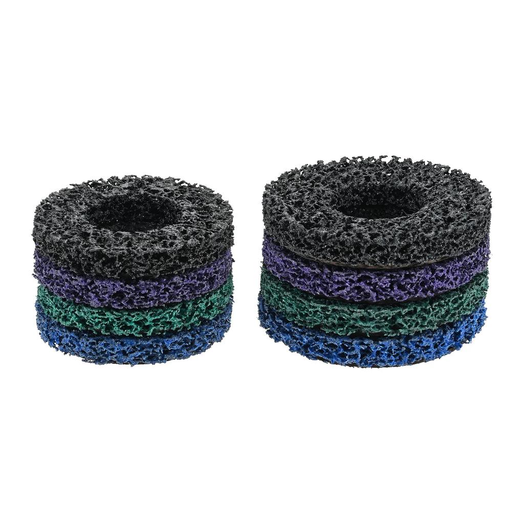 10Pcs Paint Strip Discs for Angle Grinder Rust Remover Metal Wood Surface Stripping Quick Grinding Wheel Replacement 4/4.5inch
