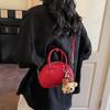 Fashionable Ladies Handbag Cute Semi-Circle Simple Large Atmosphere Single Shoulder Women's Crossbody Casual Small Bag