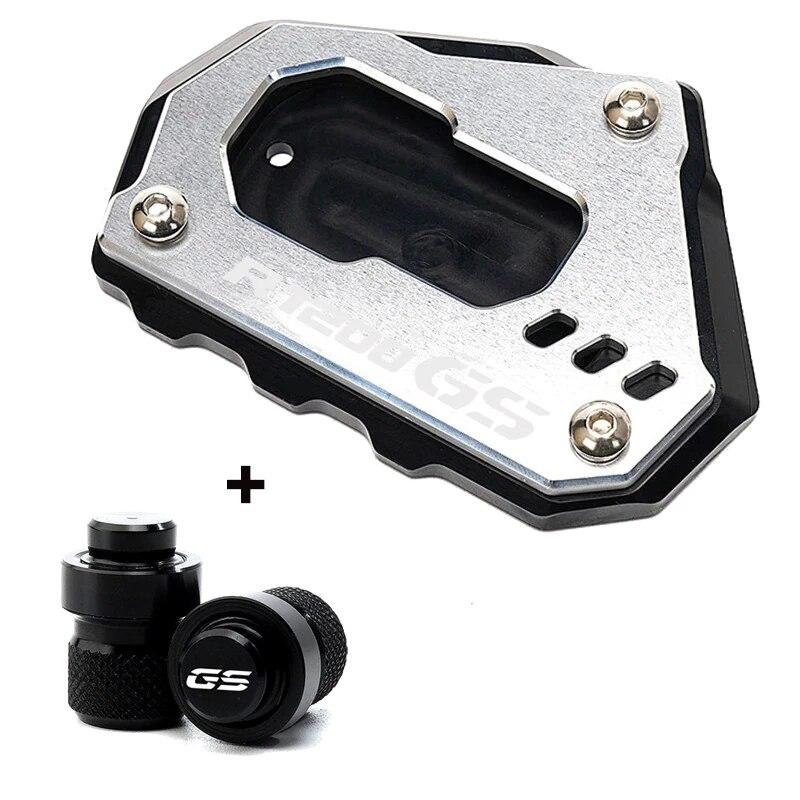 Motorcycle CNC Side Kickstand Stand Extension Plate For BMW R1200GS LC K50 R1200GS Adventure LC K51 R 1200 GS Side Stand Enlarge