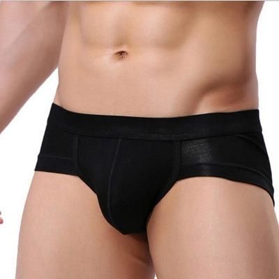 Men Sexy Seamless Low Waist Briefs Short Pants Thongs Underwear