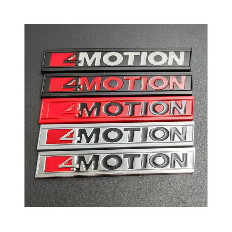RUNTB1 3D Metal 4 Motion Logo 4motion Emblem Car Rear Trunk Badge Sticker For VW Tiguan Passat B8 Polo Jetta Golf 4 5 6 7 MK4 MK5 MK6