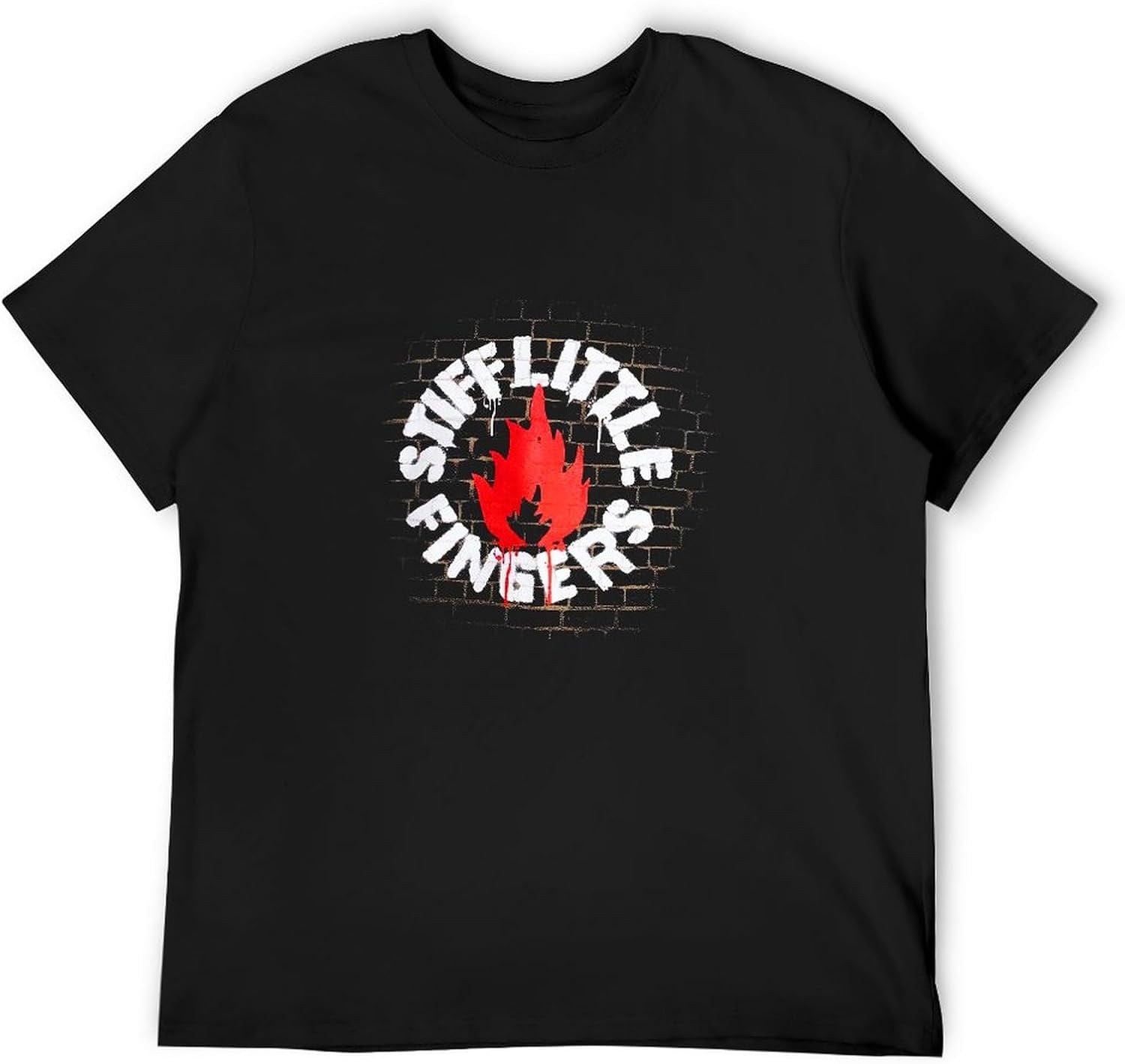 Men s T Shirts Stiff Little Fingers Black 3XL