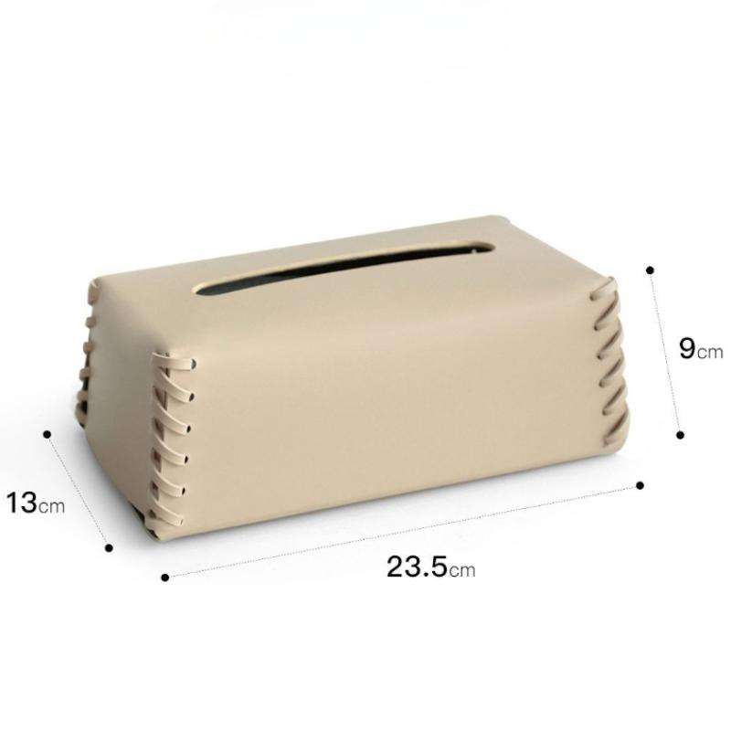 Home Decor High-End Luxury Leather Stylish Tissue Box Organizer for Tea Table and Dining Table Functional Elegant tissue boxes