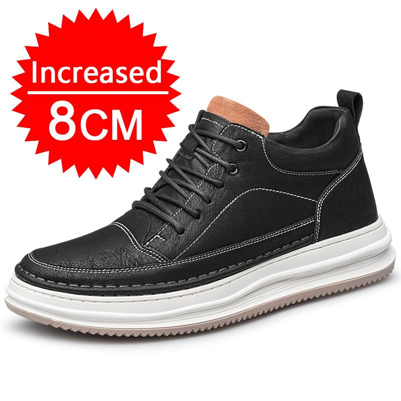 Scarpe con Rialzo COZOK Per Uomo alla Moda 4/6/8CM Aumento Altezza Interna Invisibile Outdoor Corsa Scarpe Sportive Casual Taglia 37-44