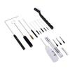 Spray Gun Cleaning Kit Nylon Brass Cleaner Brushes Needles Lubrication Bottle Airbrush Cleaning Kit for Maintenance