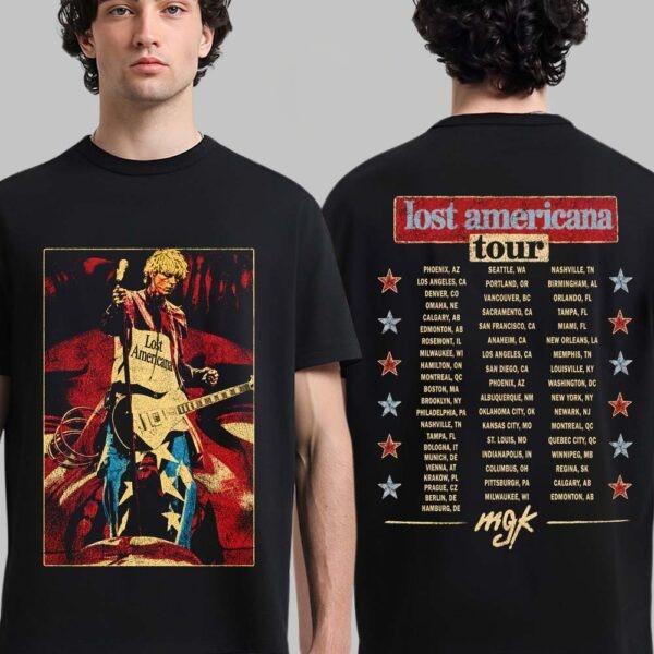 Machine Gun Kelly MGK Lost Americana Tour 2026 T-Shirt Unisex Alle Größen CB0427